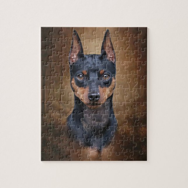 Quebra-cabeça Pinscher diminuto (Vertical)
