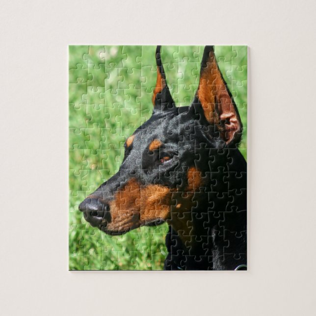 Quebra-cabeça Pinscher do Doberman (Vertical)