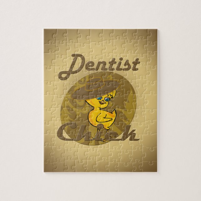 Quebra-cabeça Pintinho Dentista nº 6 (Vertical)