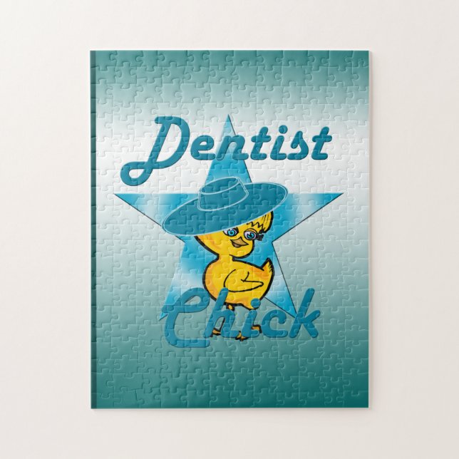 Quebra-cabeça Pintinho Dentista nº 7 (Vertical)