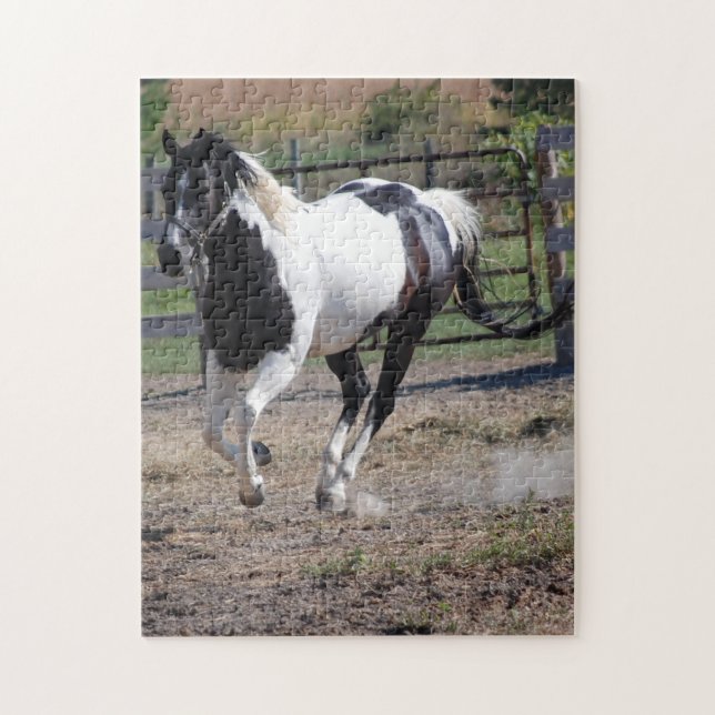 Quebra-cabeça Pinto Paint Horse (Vertical)