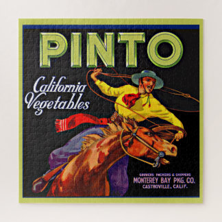 Quebra-cabeça Pinto vegetable crate label 