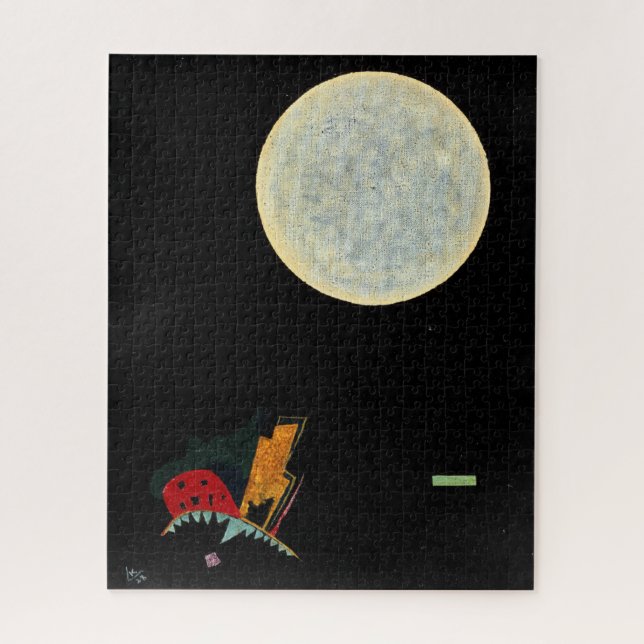 Quebra-cabeça Pintura à noite por Wassily Kandinsky (Vertical)