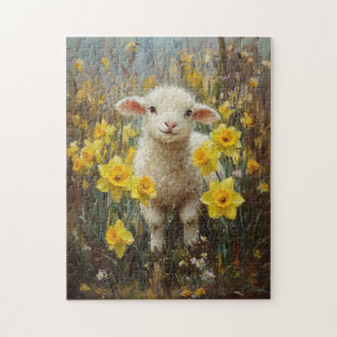 Quebra-cabeça Pintura Amarelo de Lamb