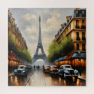 Quebra-cabeça Pintura aquosa em Paris