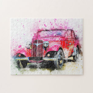 Quebra-cabeça Pintura Clássica a Carro LEGAL