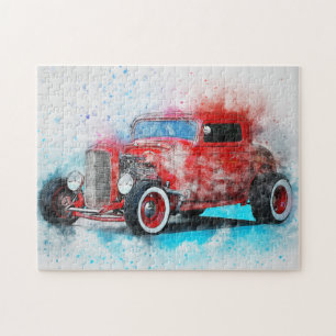 Quebra-cabeça Pintura Clássica a Carro   LEGAL
