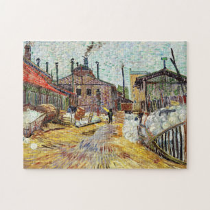 Quebra-cabeça Pintura da fábrica Van Gogh Arnieres