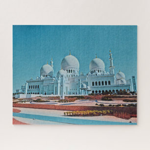 Quebra-cabeça Pintura da mesquita Abu Dhabi