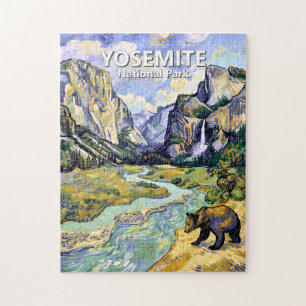 Quebra-cabeça Pintura da Vista da Túnel do Urso El Capitan em Yo