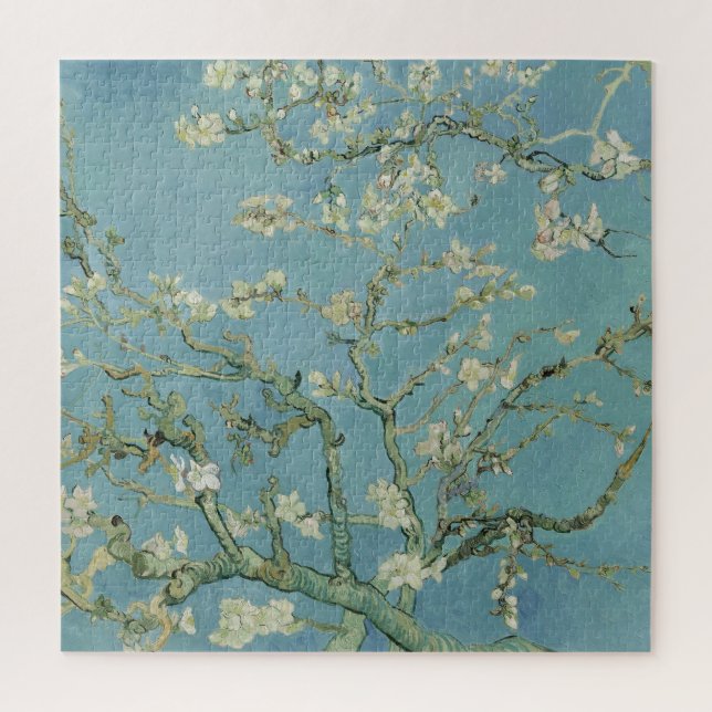 Quebra-cabeça Pintura de Almond Blossoms por Van Gogh (Vertical)