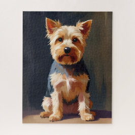 Quebra-cabeça Pintura de Animal de Estimação Cão Yorkshire Terri