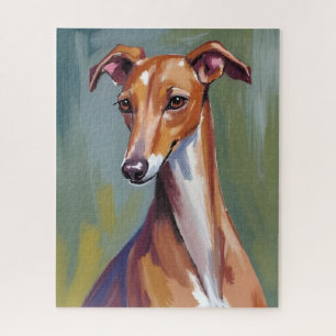 Quebra-cabeça Pintura de animal de estimação em aquarela do cão