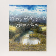 Pintura de aquarela de outono