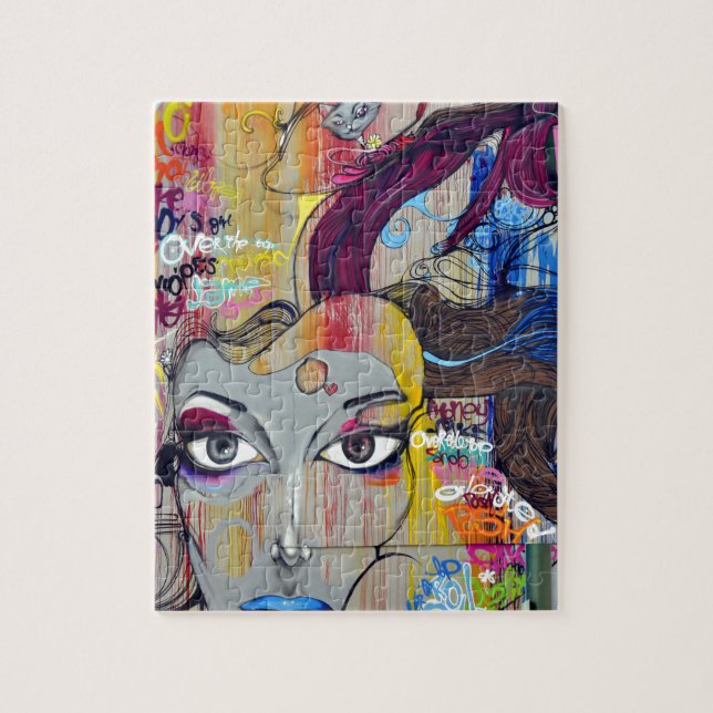 Quebra-cabeça pintura de arte de rua mural de grafite-508272 (Vertical)