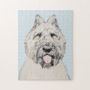 Quebra-cabeça Pintura de Bouvier des Flandres - Arte Original de