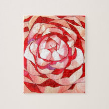 Pintura de Camellia abstrato