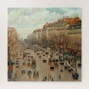 Quebra-cabeça Pintura de Camille Pissarro Boulevard Montmartre