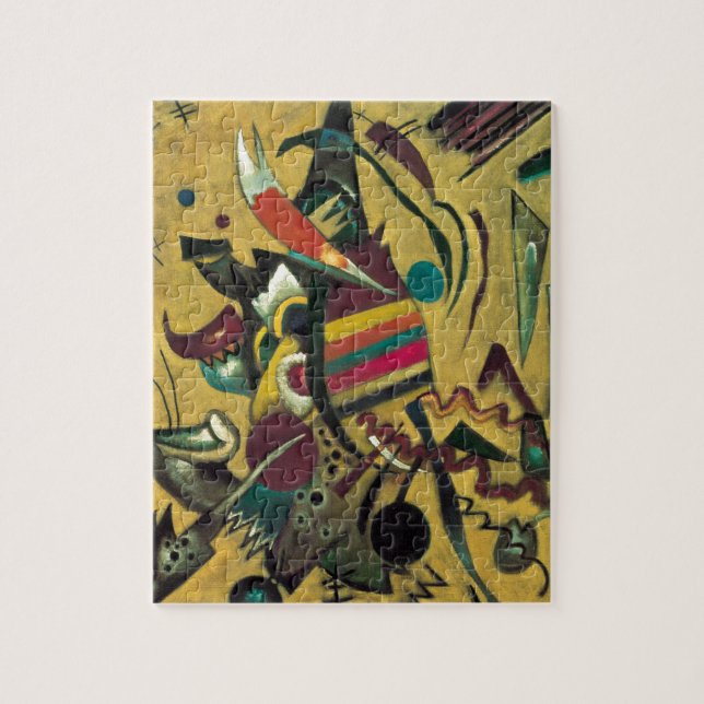 Quebra-cabeça Pintura de Canvas de Pontos Kandinsky (Vertical)