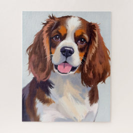 Quebra-cabeça Pintura de Cão Cocker Spaniel