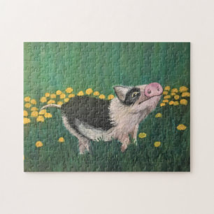 Quebra-cabeça Pintura de Cinzas brancas, preto e branco