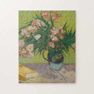 Quebra-cabeça pintura de flores de oleandro de Vincent Van Gogh