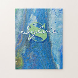 Quebra-cabeça Pintura de Fluido em Cascata