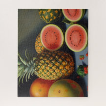 Pintura de Frutas Tropicais