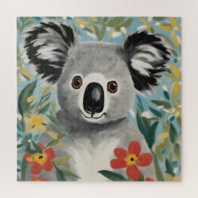 Quebra-cabeça Pintura de Koala (Vertical)