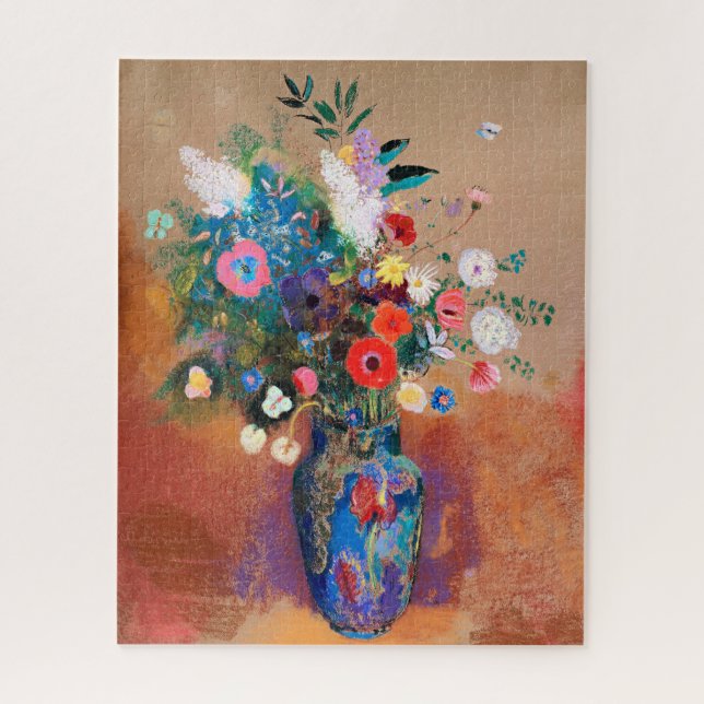Quebra-cabeça Pintura de Odilon Redon, Buquê de Flores, (Vertical)