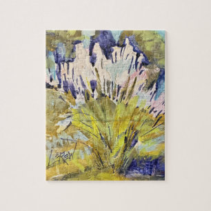 Quebra-cabeça Pintura de Plumas de Grama Selvagem / Artista Larr