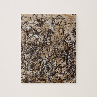 Quebra-cabeça Pintura de pollock original no outono