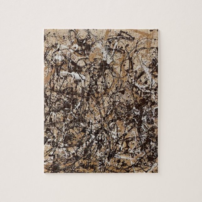 Quebra-cabeça Pintura de pollock original no outono (Vertical)