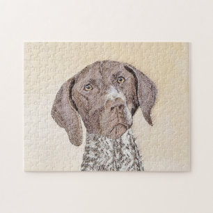 Quebra-cabeça Pintura de Ponta em Baixo Alemão - Arte Canina