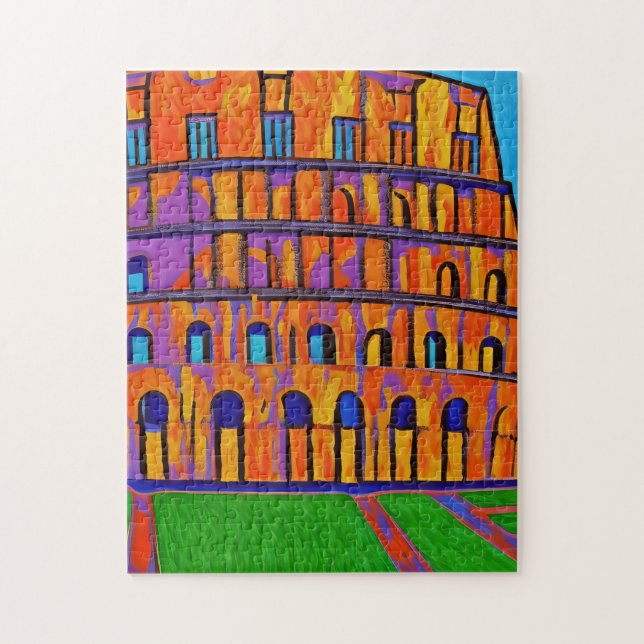 Quebra-cabeça Pintura de pop de Colosseum (Vertical)