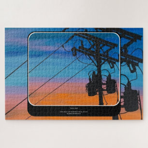 Quebra-cabeça Pintura de "Sunset Hum" em uma