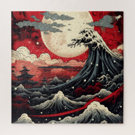 Quebra-cabeça Pintura digital com estilo artístico japonês