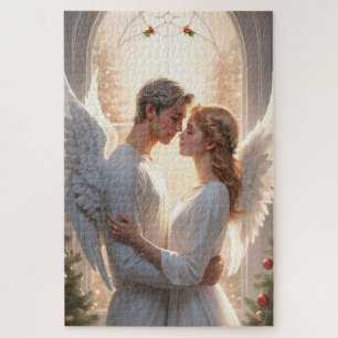 Quebra-cabeça Pintura do Casal Romântico