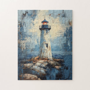Quebra-cabeça Pintura do farol afunilado