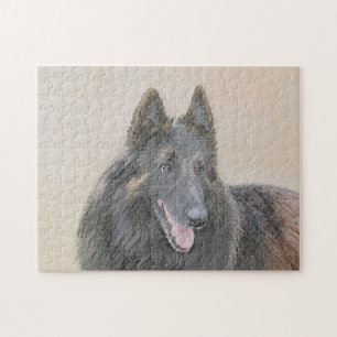 Quebra-cabeça Pintura do Tervuren Belga - Arte Original de Cacho