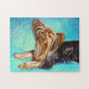 Quebra-cabeça Pintura em acrílico Black Yorkie