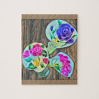 Quebra-cabeça Pintura em acrílico do Happy Lilys