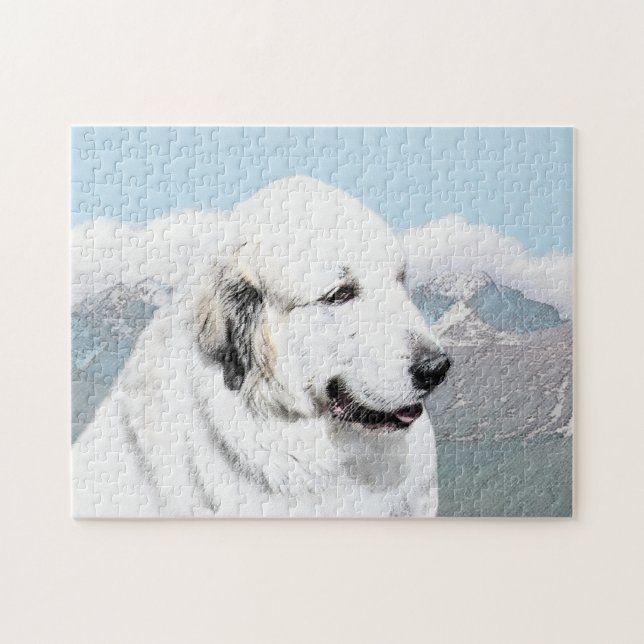 Quebra-cabeça Pintura em Pirenéus excelentes - Arte Original par (Horizontal)