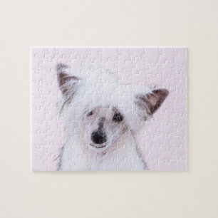 Quebra-cabeça Pintura em pó chinesa - Arte canina