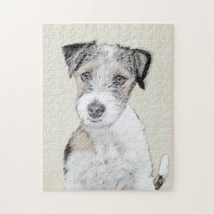 Quebra-cabeça Pintura grossa de Russell Terrier - Arte original