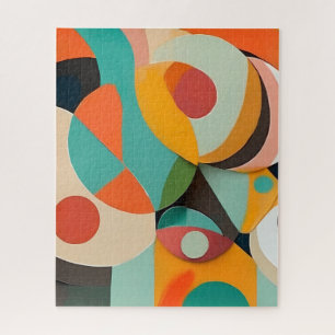 Quebra-cabeça Pintura Moderna do meio século, Várias Cores