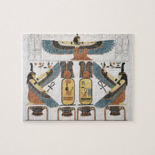 Quebra-cabeça Pintura mural dos túmulos dos reis em Thebes,