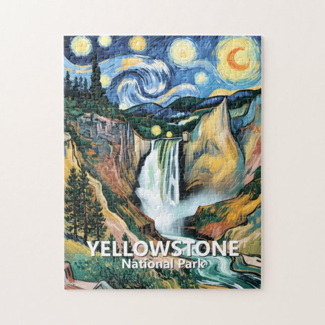 Quebra-cabeça Pintura Personalizada das Cataratas Inferiores de  (Vertical)
