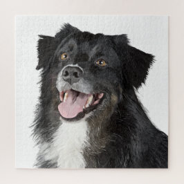 Quebra-cabeça Pintura realista de um magnífico cão