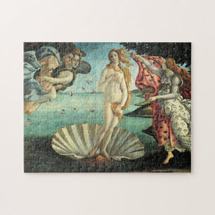 Quebra-cabeça Pintura Renascentista de Botticelli "Nascimento de